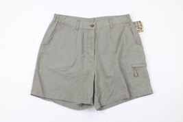 NOS Vintage Woolrich Womens Size 14 Spell Out Outdoor Hiking Cotton Shorts Gray - £39.52 GBP