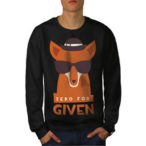 Wellcoda Zero Fox Given Urban Mens Sweatshirt, Wildlife Casual Pullover Jumper - £23.85 GBP+