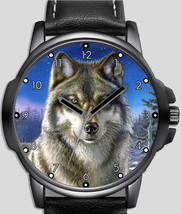Wolf Art Style #1 Unique Wrist Watch FAST UK - $54.00
