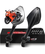 Mzs Racing Motorcycle Mirrors, Foldable Fairing Rearview Side Mirror Com... - $75.80 CAD