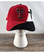 Texas Tech Red Raiders Tidal Wave Top World Baseball Hat Black Vintage D... - £39.34 GBP
