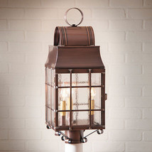 Washington Outdoor Post Lantern in Antique Copper - 3 Light - $489.50