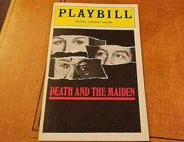 Playbill NYC Death &amp; the Maiden Glenn Close; Gene Hackman; Richard Dreyf... - £9.43 GBP