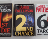 Lot of 3 James Patterson Paperback Books Women&#39;s Murder Club 1 2 6 - $8.99