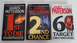 Lot of 3 James Patterson Paperback Books Women&#39;s Murder Club 1 2 6 - £7.10 GBP