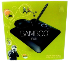Wacom Bamboo Fun Small - Edit Paint Draw Write For Windows &amp; Mac - Please Read  - £25.25 GBP