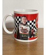 Coca Cola NASCAR Bobby Labonte 18 Checkered White Black &amp; Red Coffee Cup... - £5.38 GBP