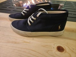 Men's Polo Ralph Lauren Navy Keaton Suede Chukka Boot Sneaker 10.5 New - $74.25