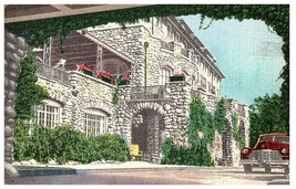 Vintage Postcard Main Entrance Buckhill Inn Poconos Pennsylvania Posted 1953 - £9.30 GBP