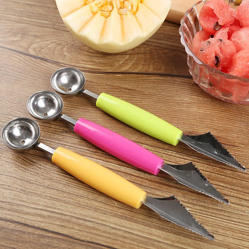 House Home Watermelon Ice A Dig Ball Scoop Spoon Watermelon Melon Fruit Carving  - £19.98 GBP