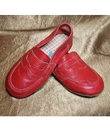 Vintage Baby Deer Shoes by Claire McCondell Red Penny Loafers Toddler Sz... - €16,36 EUR