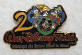 Vintage Walt Disney World 2000 Celebrate Hand In Pin Mickey Mouse Donald Duck - £7.73 GBP