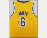 LeBron James Hand Signed And Framed Los Angeles Lakers Nike Jersey COA - £554.23 GBP