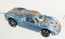 1999 Hot Wheels Ford GT-40 Blue #32 Mattel Diecast Toy Racing Car Malaysia - $5.94