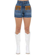 Willow Denim Fringe Short in Dark Wash - $62.50