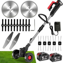 Cordless Weed Wacker With Auto Line Feed, String Trimmer With 4 Types Cu... - $59.99