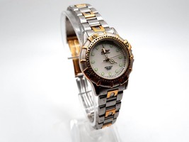 Vintage Freestyle Night Vision Watch Women New Battery Small Two-Tone Band - £32.57 GBP