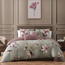 Purple Lilies 5 Piece Reversible Comforter Set - $139.45 - $146.95