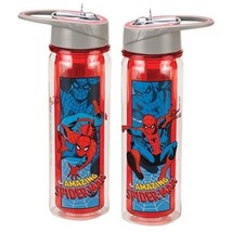 The Amazing Spider-Man Art Images 18 oz. Double Wall Tritan Water Bottle NEW - £11.62 GBP