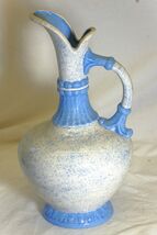Blue Speckled Ceramic Pitcher - $24.74