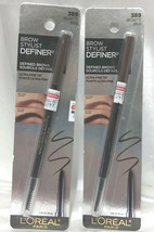 L&#39;oreal Brow Stylist Definer #389 brunette Lot 2 Ultra-Fine tip - $18.99