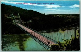 Lewiston Bridge Niagara River Niagara Falls New York NY UNP DB Postcard H10 - £2.34 GBP