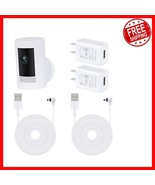 Effortless Security: 30ft Outdoor Cable &amp; Power Adapters for Ring Stick ... - $1,013.76 MXN