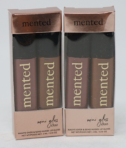 Mented Mini Lip Glosses 2 Each Nude Colors Nib Lot Of 2 - $19.77