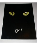Cats Musical Souvenir Brochure Vintage 1984 UK Dewynters Cast Insert Fly... - $24.99