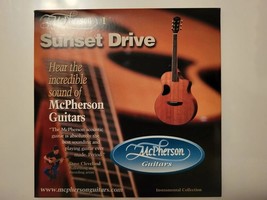 Mc Pherson Guitars 1 Sunset Drive - Music Cd 2002 Acoustic Music Promo Excellent - £3.73 GBP