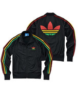 Adidas Original Women Firebird Rasta Colorful Jamaica Bob Marley Jacket ... - $99.99