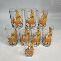 VTG Set Of 8 - 1940’s/950’s Southwestern Mexican Decor Glass Tumblers - ... - $24.74