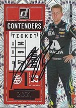 Autographed William Byron 2021 Panini Donruss Racing Contenders Ticket (#24 Libe - £32.48 GBP