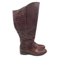 Ted &amp; Muffy Over The Knee Riding Boots Size 42 Womens 11 Brown Leather - $74.20