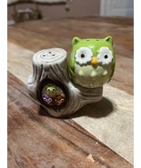 Chef&#39;s Best Owl &amp; Tree Stump with Baby Owls Salt and Pepper Shakers - $19.24 CAD