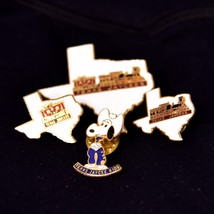 Vintage Texas Jaycees State Pins Snoopy Lot of 4 - $755.96 MXN