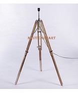 NauticalMart Designer Cream Sheesham Wood Tripod Floor Lamp Base - $134.04 CAD