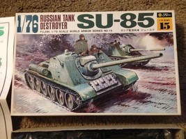 FUJIMI 1/76 Scale Russian Tank Destroyer SU-85 Model RR HO Compatible Se... - $19.77
