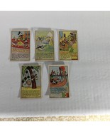 Set of 5 Mickey Mouse Cards - Kuss's Butter Nut Bread (Circa 1930s) CHANGE Photo