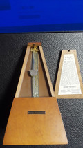 Old Vtg Seth Thomas Wood Wooden Metronome Wind-Up General Time Corporation - £71.07 GBP