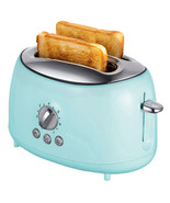 Brentwood Cool-Touch 2-Slice Retro Toaster with Extra-Wide Slots (Blue) - $40.73 CAD