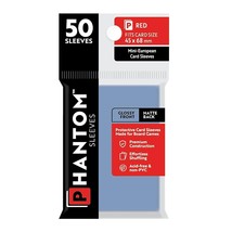 Phantom Sleeves: &quot;Red Size&quot; (45mm x 68mm) - Gloss/Matte (50) - £6.66 GBP