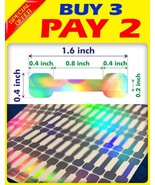 330 SECURITY STICKERS DESTRUCTIBLE TAMPER PROOF WARRANTY HOLOGRAM VINYL ... - $27.90