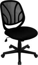 Flash Furniture Y-Go Office Chair™ Mid-Back Black Mesh Swivel Task Office Chair - £114.80 GBP