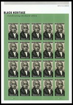 Richard Allen Black Heritage Sheet Of Twenty  -  Postage Stamps Scott 5056 - £17.84 GBP