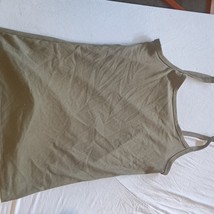 No Boundaries Girls&#39; Green Tank Top, Size Large Sleeveless Shirt, Summer... - £3.87 GBP