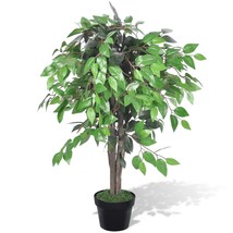 Artificial Plant Ficus Tree with Pot 90 cm - £26.21 GBP