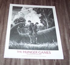 THE HUNGER GAMES Illustrated Edition NYCC COMIC CON EXCLUSIVE POSTER Lit... - $14.85