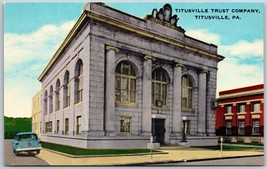 Titusville Trust Company Building Pennsylvania Vintage Postcard - $7.92