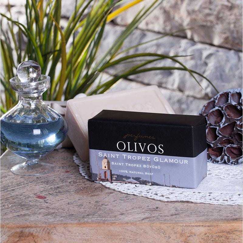 Olivos – Perfumes – Saint Tropez Glamour Soap.  Indulge in the glamour of Saint